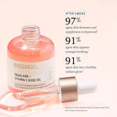 BIOSSANCE Squalane + Vitamin C Rose Face Oil - 30ml